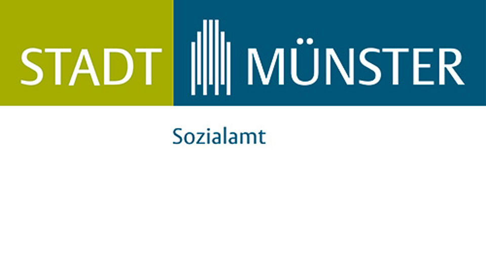 Eine Grafik in grün und blau mit weißer Schrift
